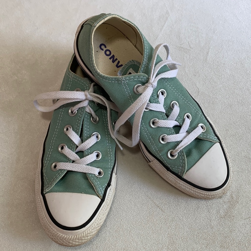 Converse all star low top aqua teal M4 W6